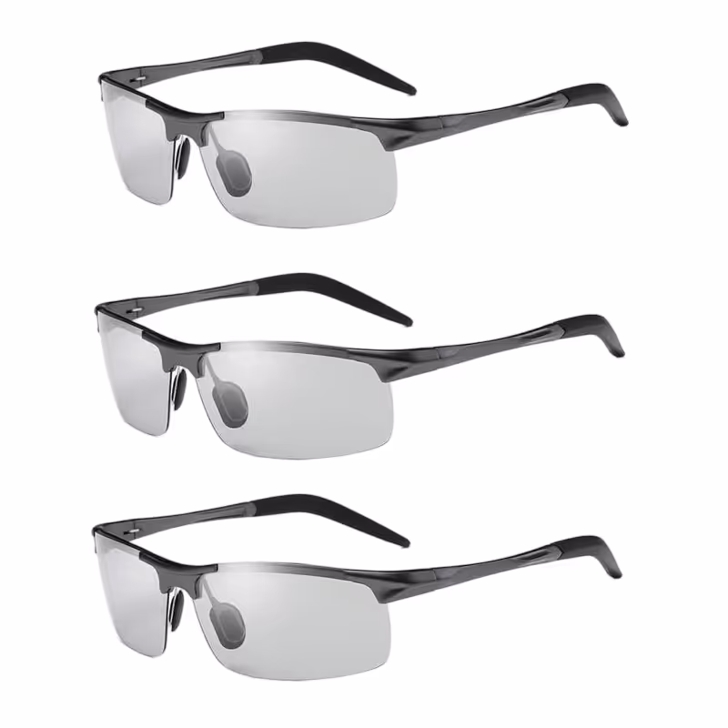 Photochromic Sunglasses with Anti-glare Polarized Lens